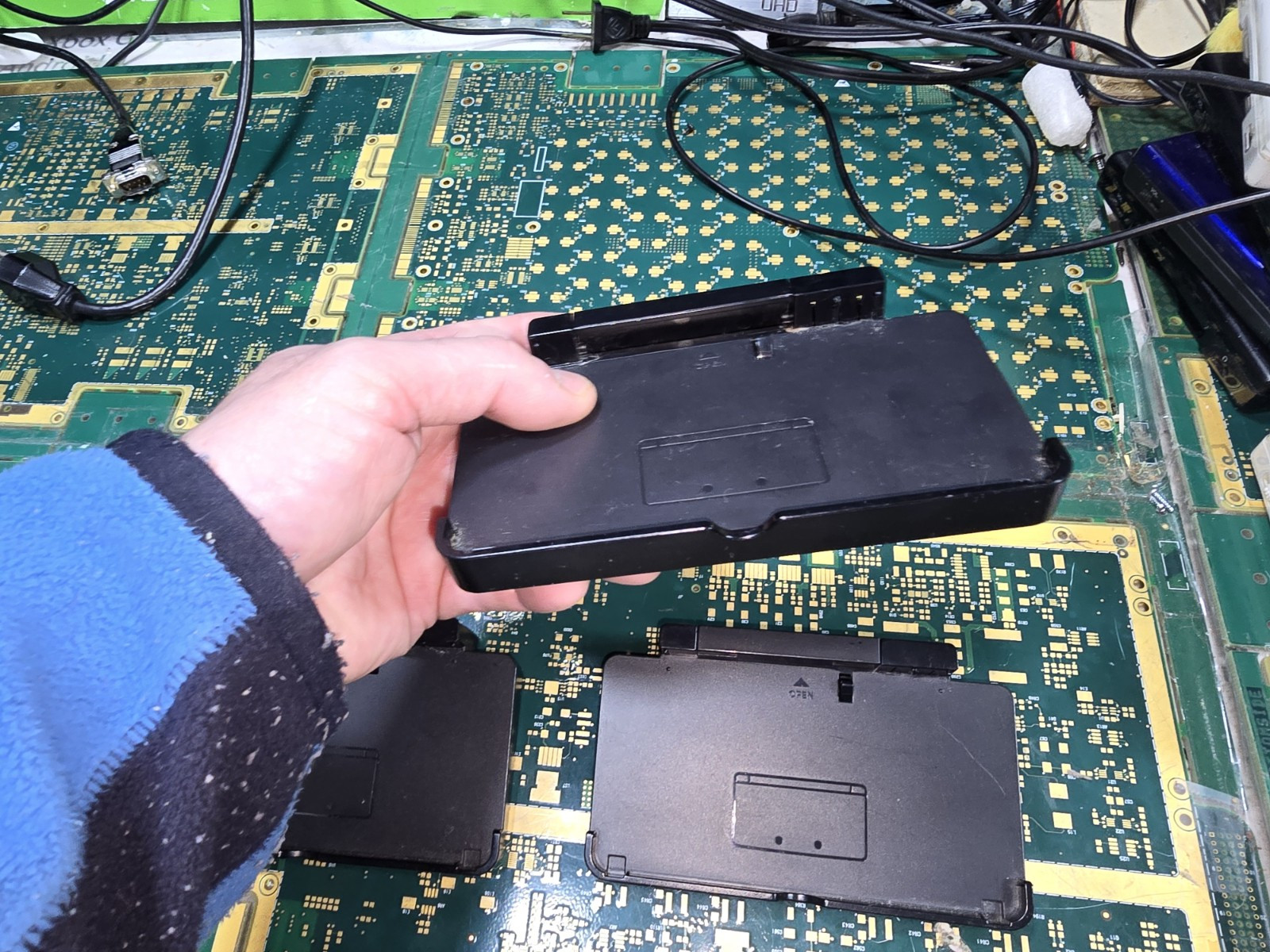 Nintendo 3DS Battery UNTESTED-PARTS-4-Charging Dock Cradle Base Black CTR-007