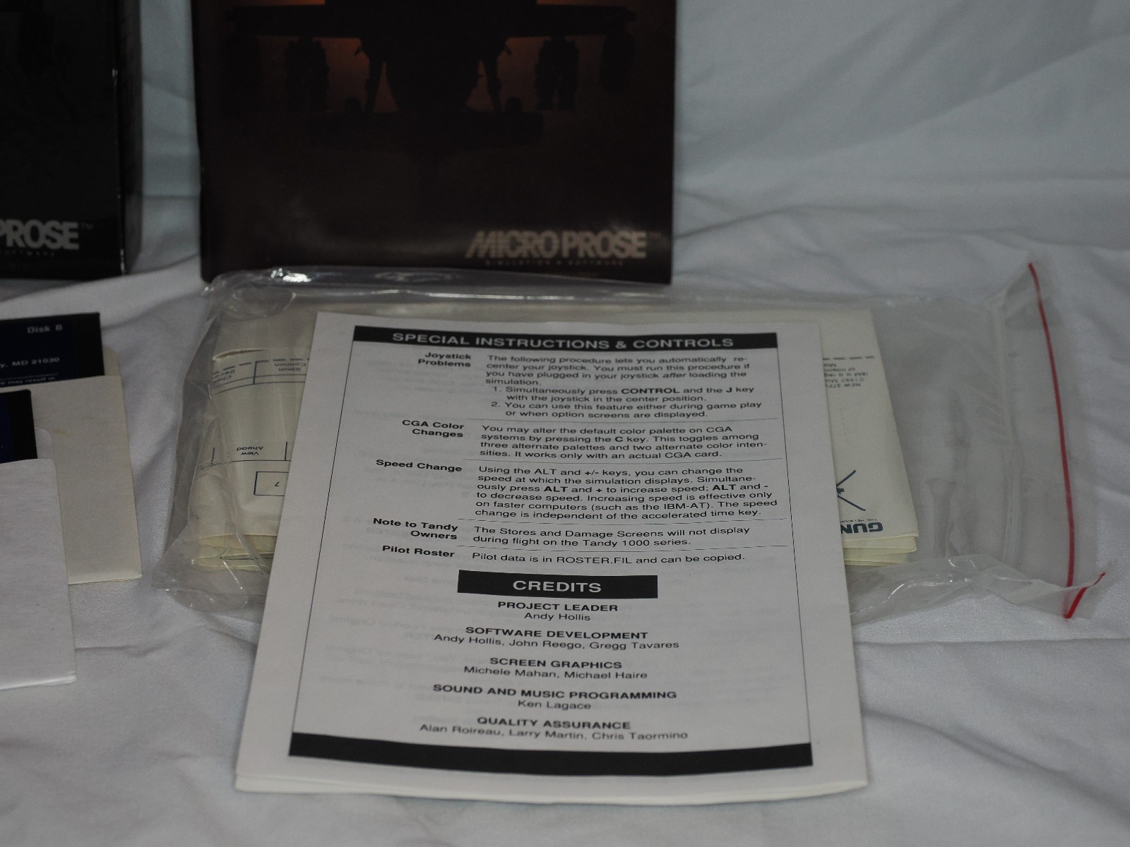 Micro Prose Gunship The Helicopter Simulator For IBM 5.25 Disc