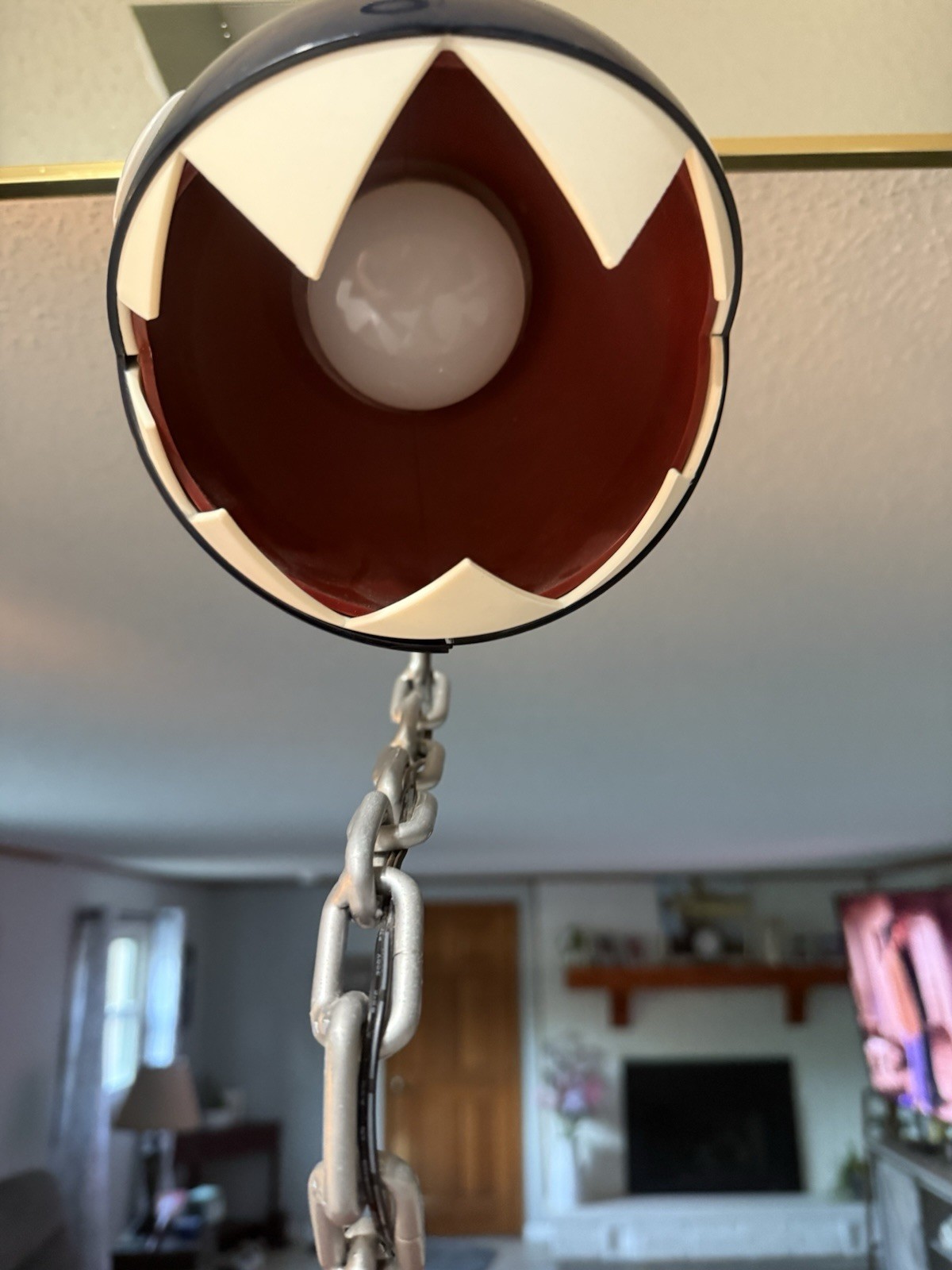 Rare Super Mario Brothers Bros Chain Chomp Lamp Light Game Room Collectible Nice
