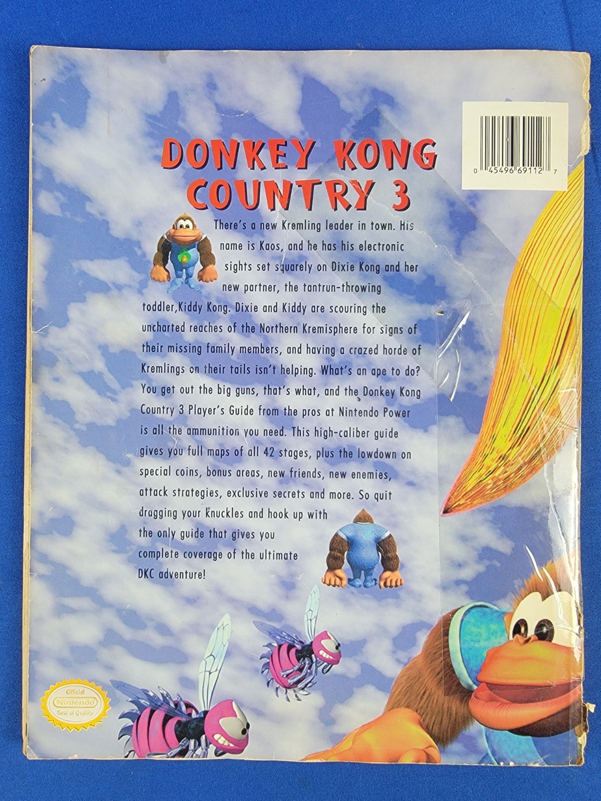 Nintendo 64 Donkey Kong Country 3 Dixie Kong’s Double Trouble Players Guide