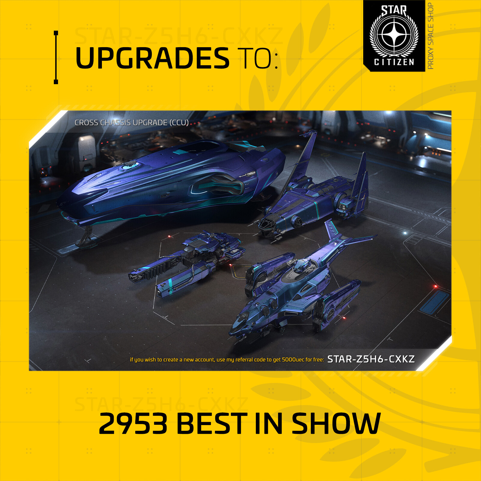 Star Citizen – 2953 SHIP SHOWDOWN WINNERS (BIS) – UPGRADE – (CCU)