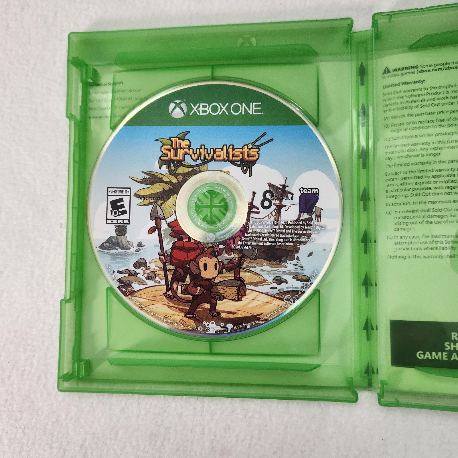Xbox One – Two Game Lot – Rocket League and The Survivalists