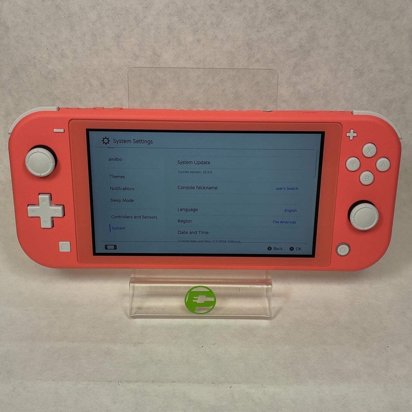 Nintendo Switch Lite Handheld Game Console HDH-001 Coral Pink