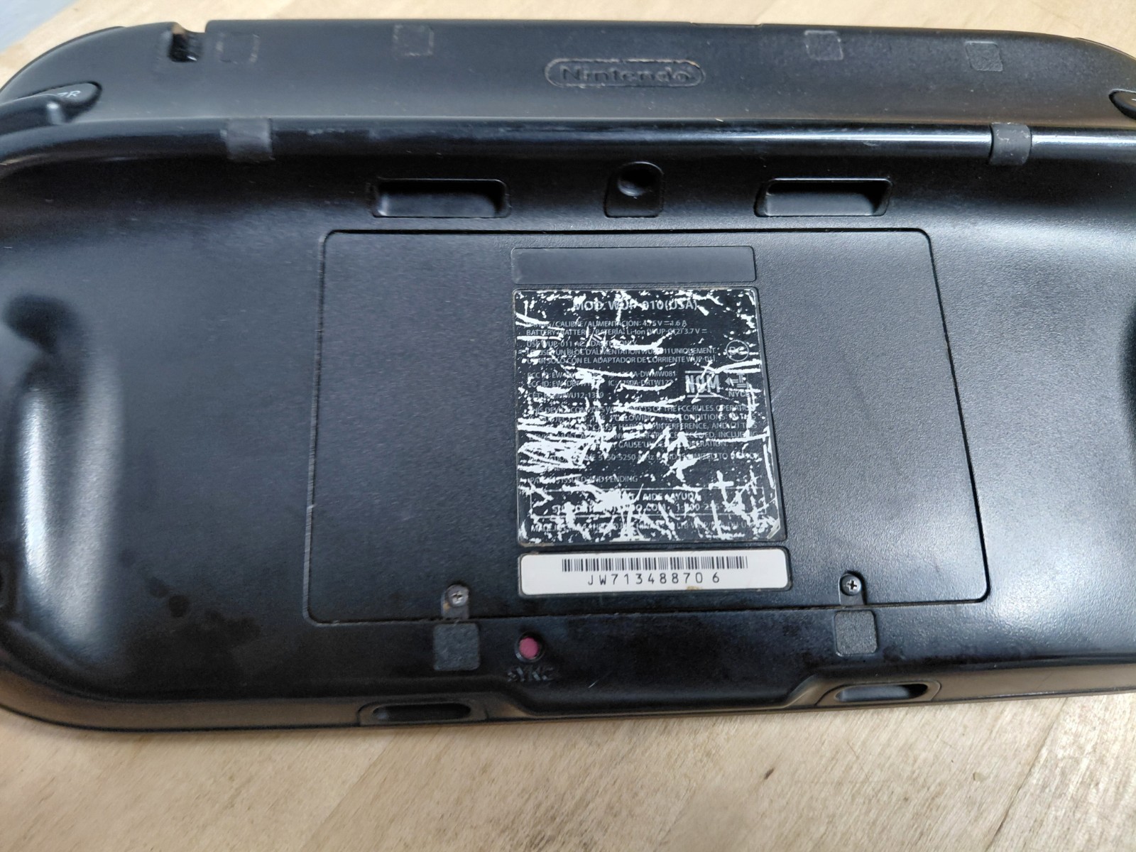 Nintendo Wii U WUP-010 Video Game Console Replacement Gamepad Only TESTED Works