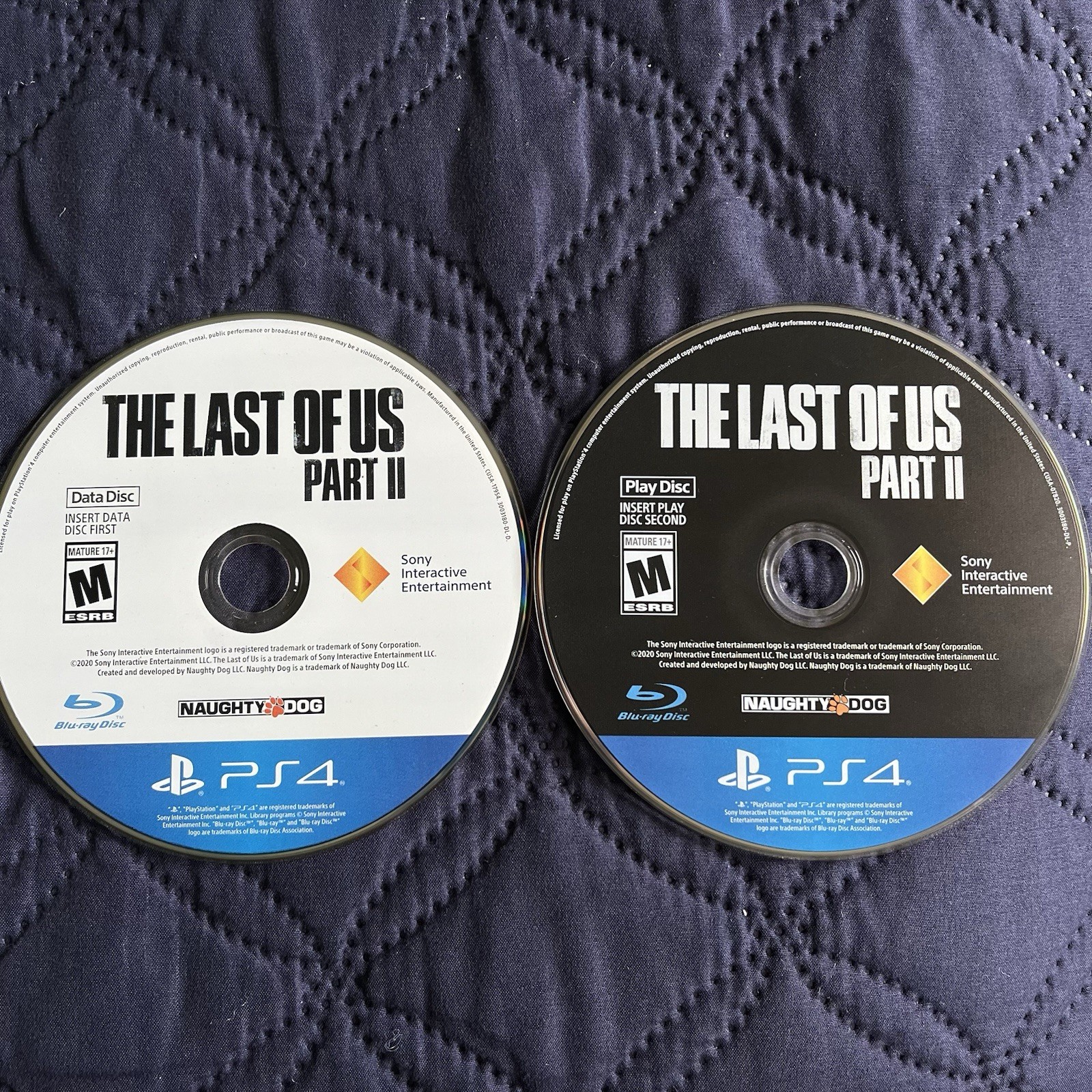 The Last of Us Part II – Sony PlayStation 4 PS4 No Manual Tested/Working