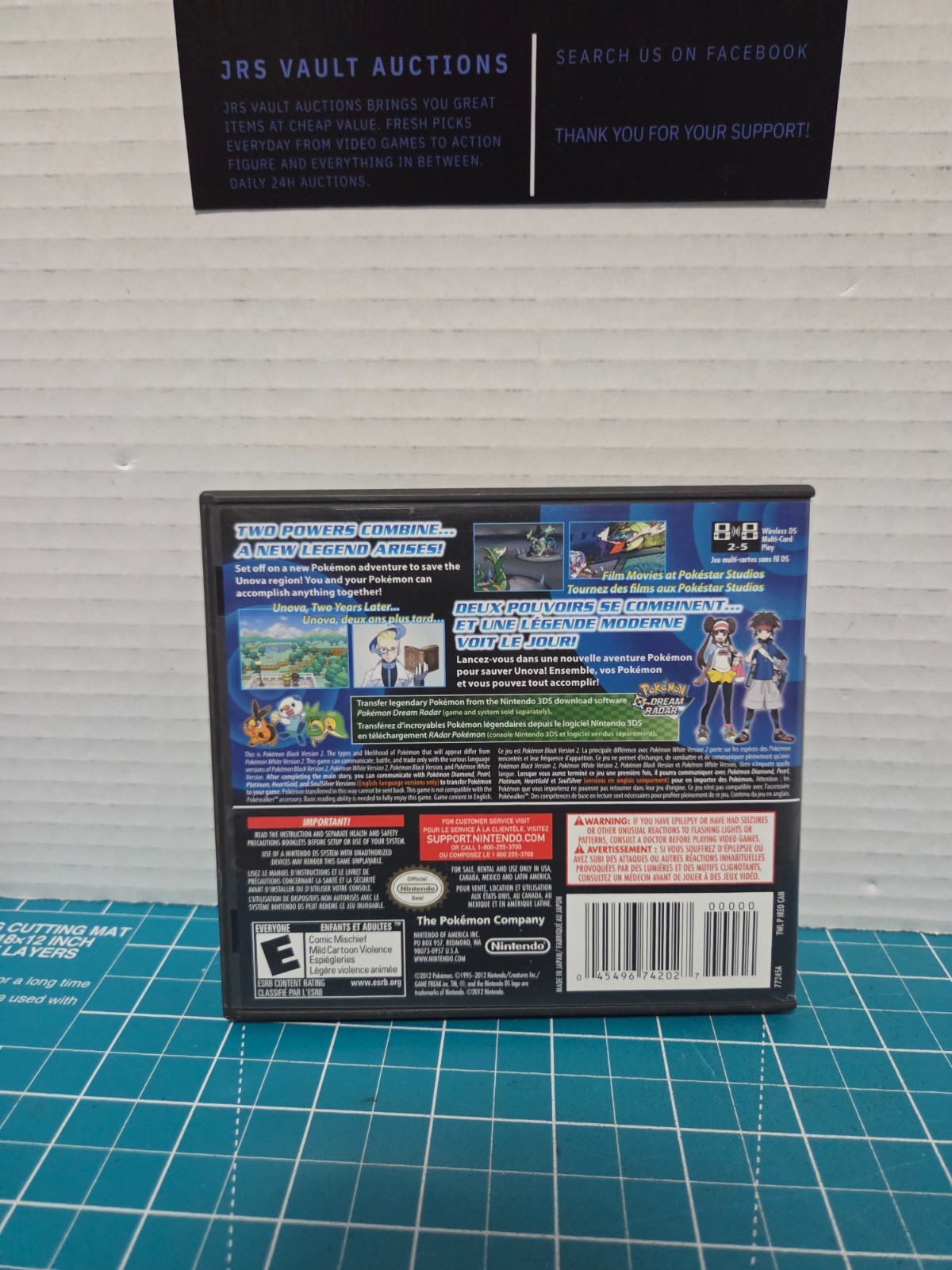 Pokemon Black Version 2 (Nintendo DS, 2012) CIB Complete Authentic USA