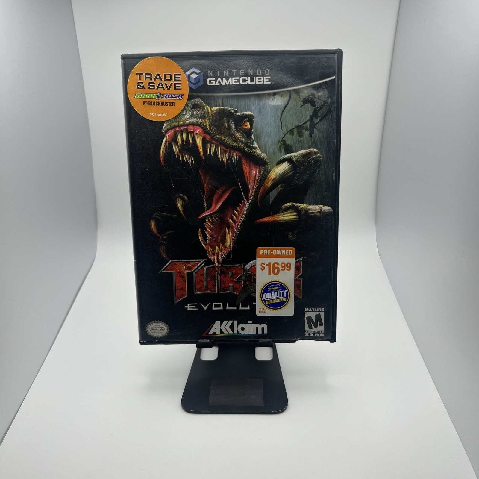 Turok: Evolution (Nintendo GameCube, 2002) | Case, Manual & Reg. Card! No Game!