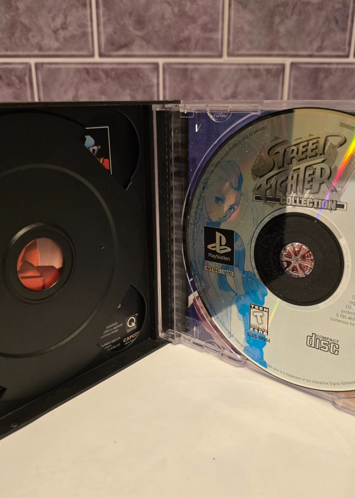 Sony PlayStation 1 Street Fighter Collection Complete Authentic CIB *Tested*