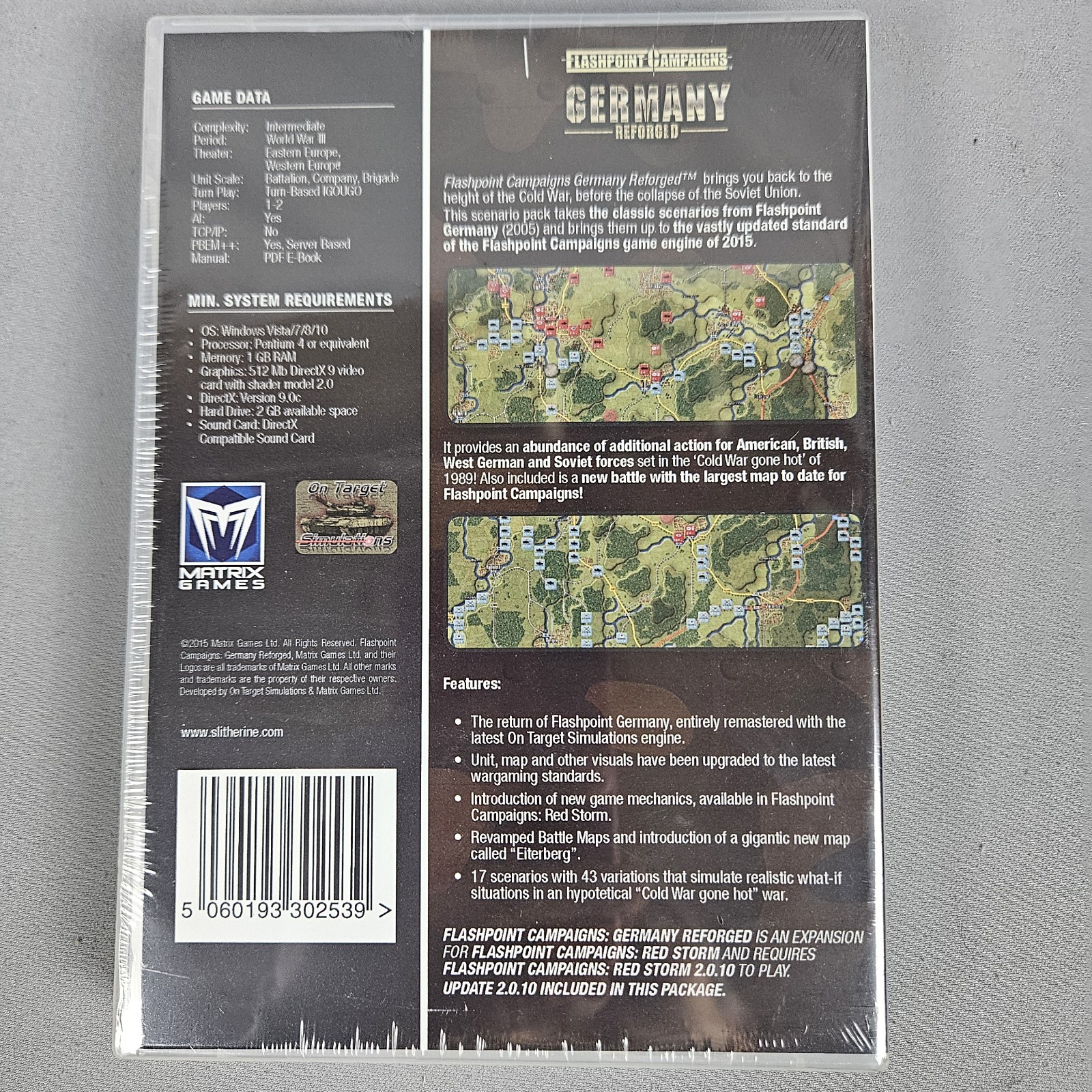 Flashpoint Campaigns Germany Reforged PC DVD Red Storm Battle Pack Matrix Games