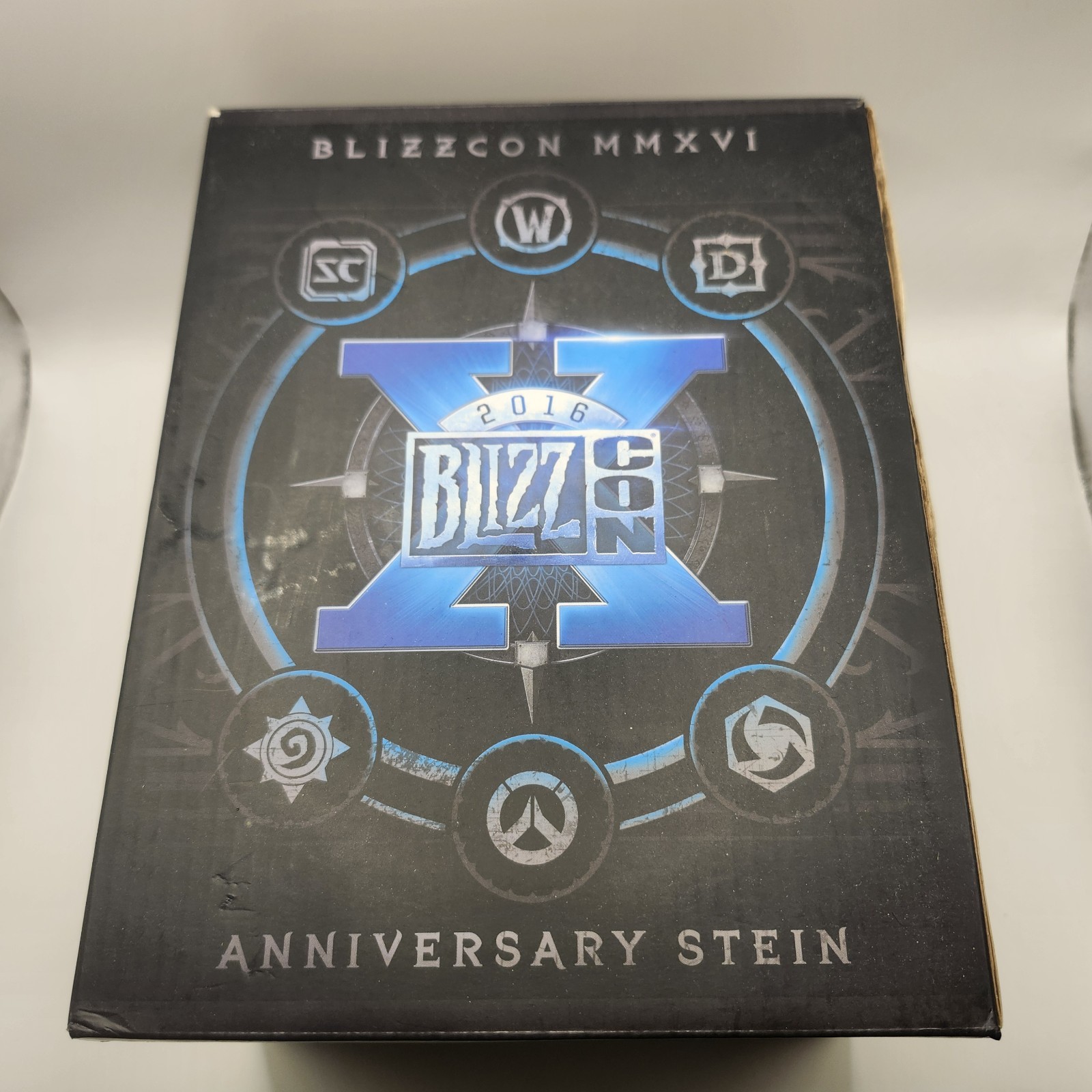 Blizzard Blizzcon 2016 10th Anniversary World of Warcraft Beer Stein Mug 14567