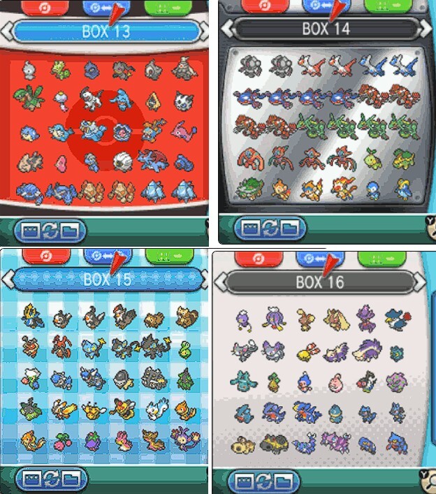 All Pokemon XY/ORAS Shiny Living Dex(MAIL IN SERVICE)