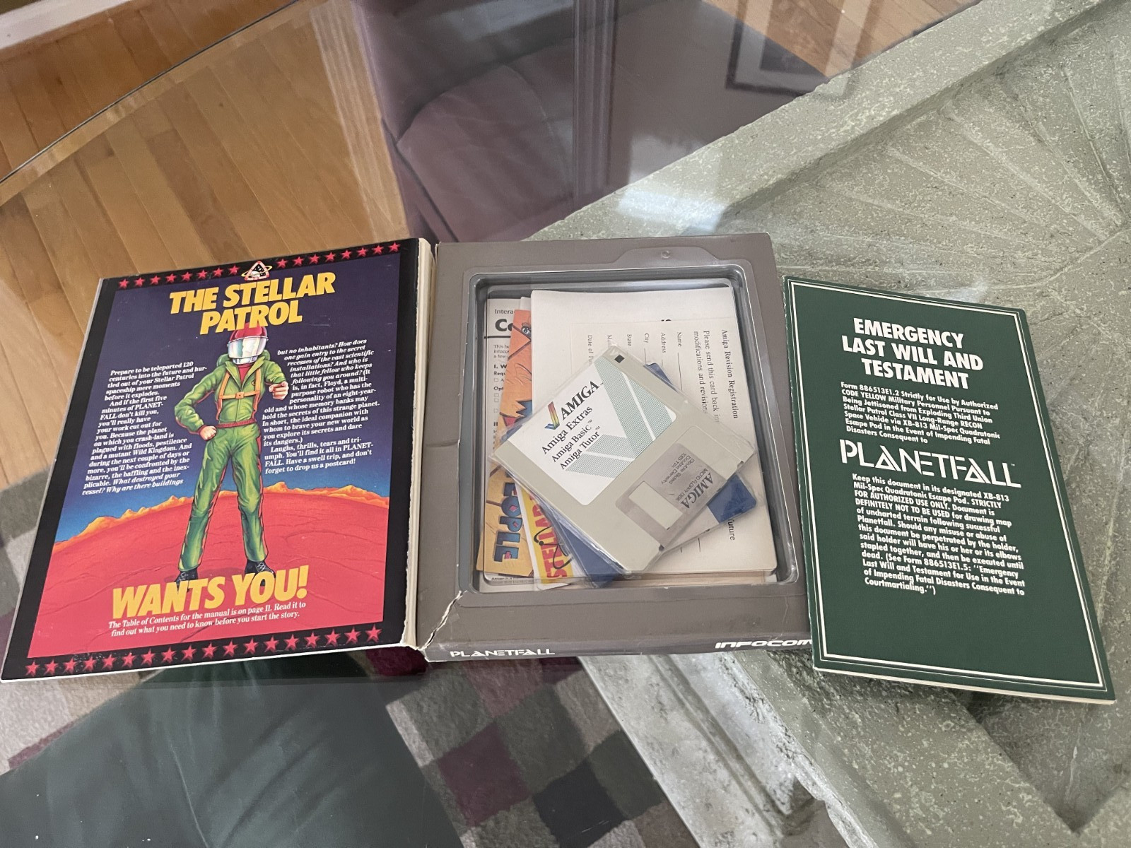 Infocom Lot – 4 Amiga Classics – Planetfall, Leather Goddess, Cutthroats, Zork I