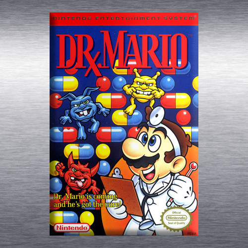 Dr. Mario Video Game Box Art NES High Quality Magnet