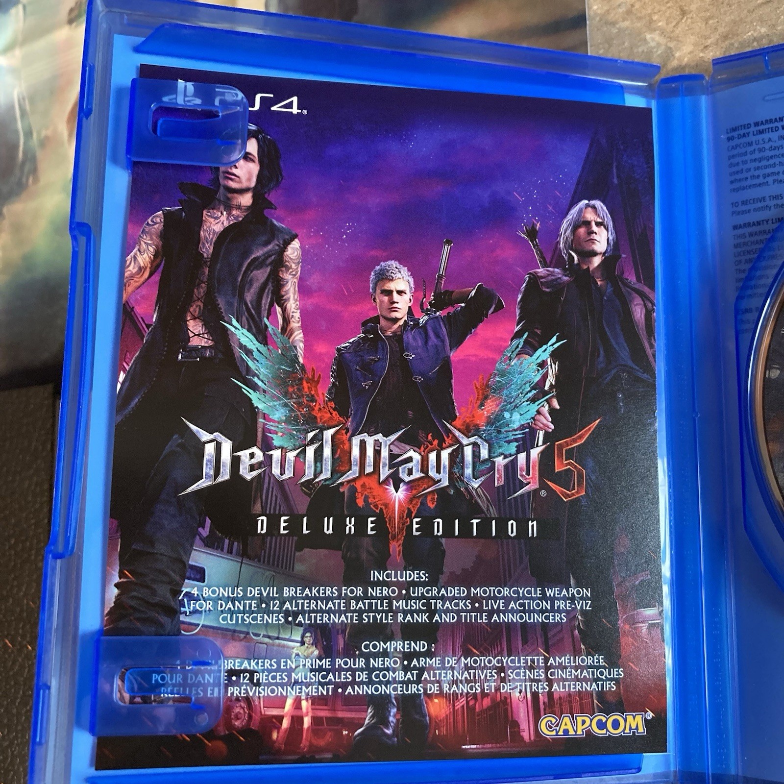 Devil May Cry 5 Collector’s Edition With Game Motor Home Replica Art Book More