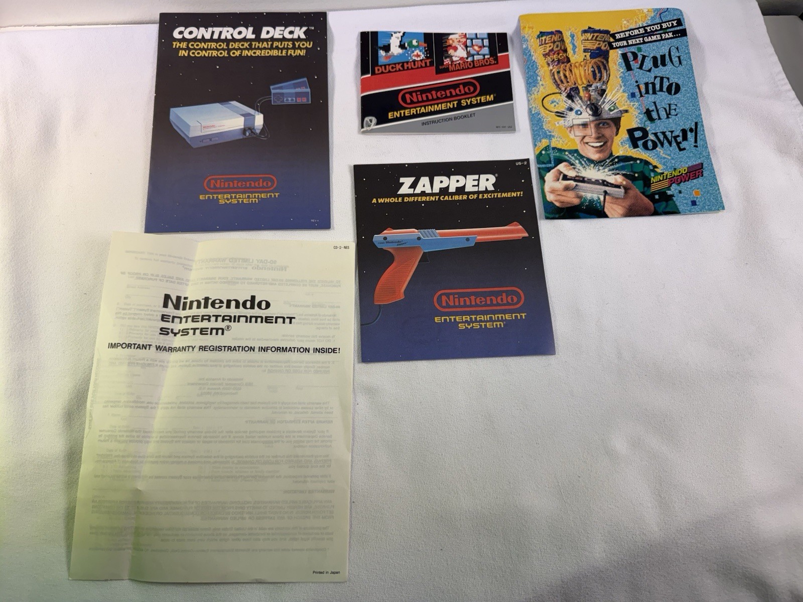 Now Your Playing With Power Original Nintendo Console NES Poster +Promotional