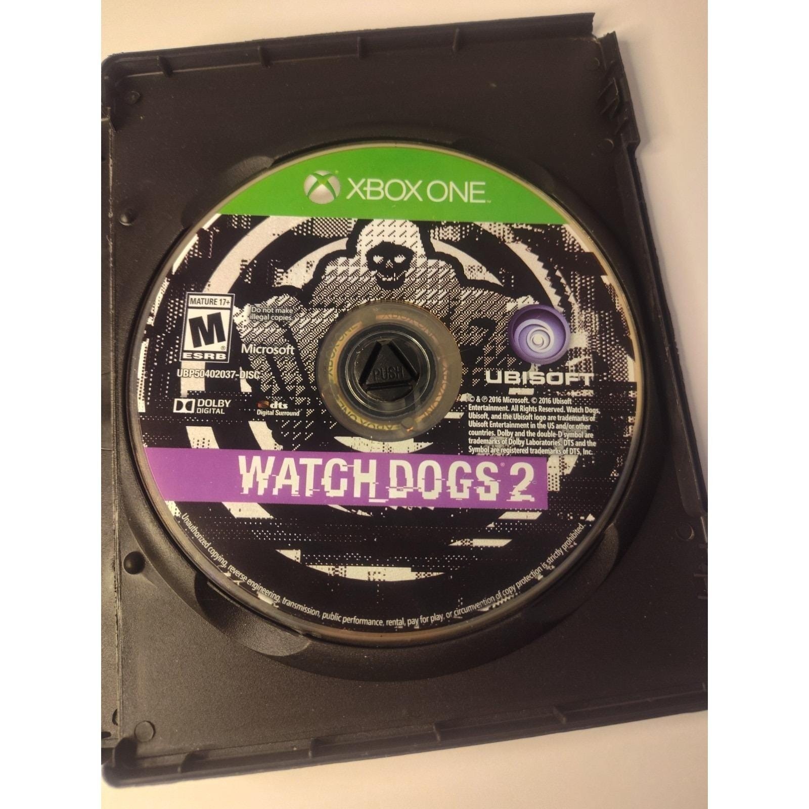 Watch Dogs 2 – Microsoft Xbox One/ Tested And Working/ CIB