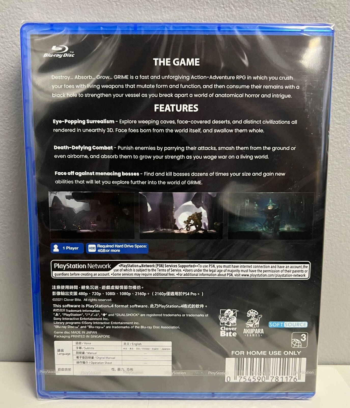 Grime PS4 Brand New Game Special [2023 Platform]