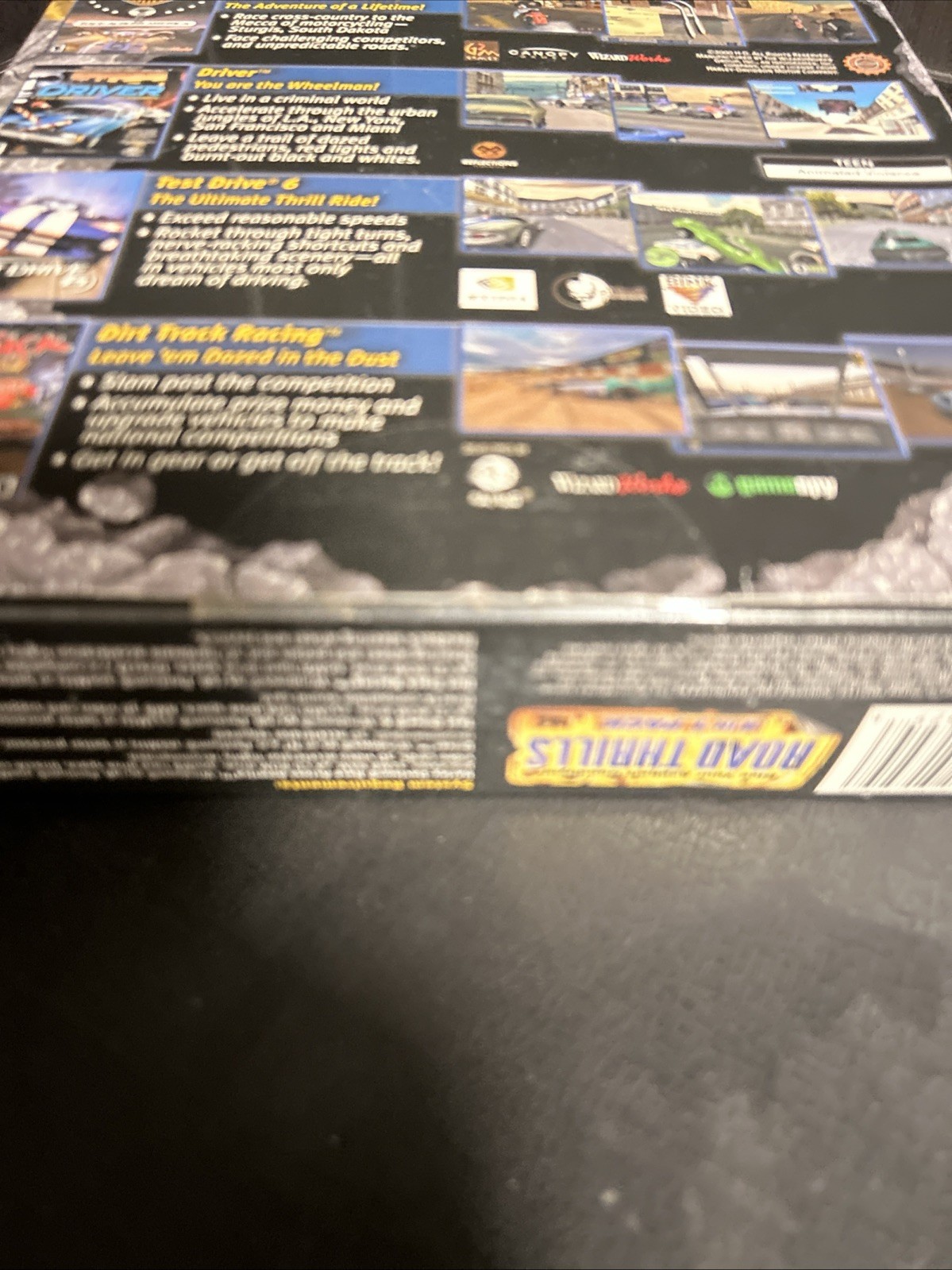 Road Thrills 4 in 1 Pack Windows PC Big Box Game Sealed Brand New