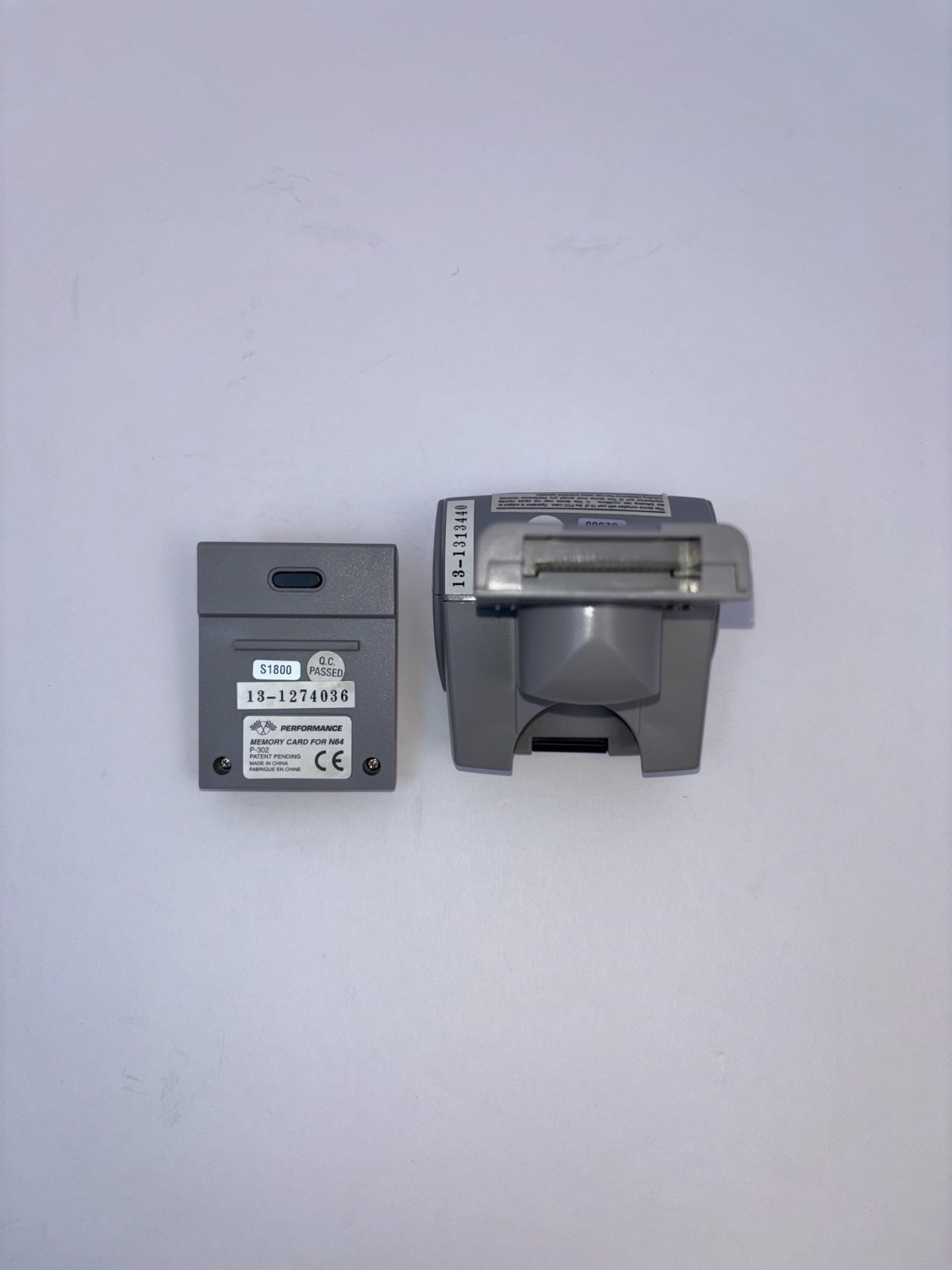 Performance N64 TremorPak Plus P-385 Rumble Pak & P-302 Memory Card Bundle AS-IS