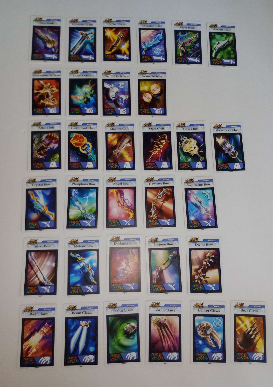 Nintendo 3DS Kid Icarus Uprising AR Cards Lot 32 Count Excellent Condition