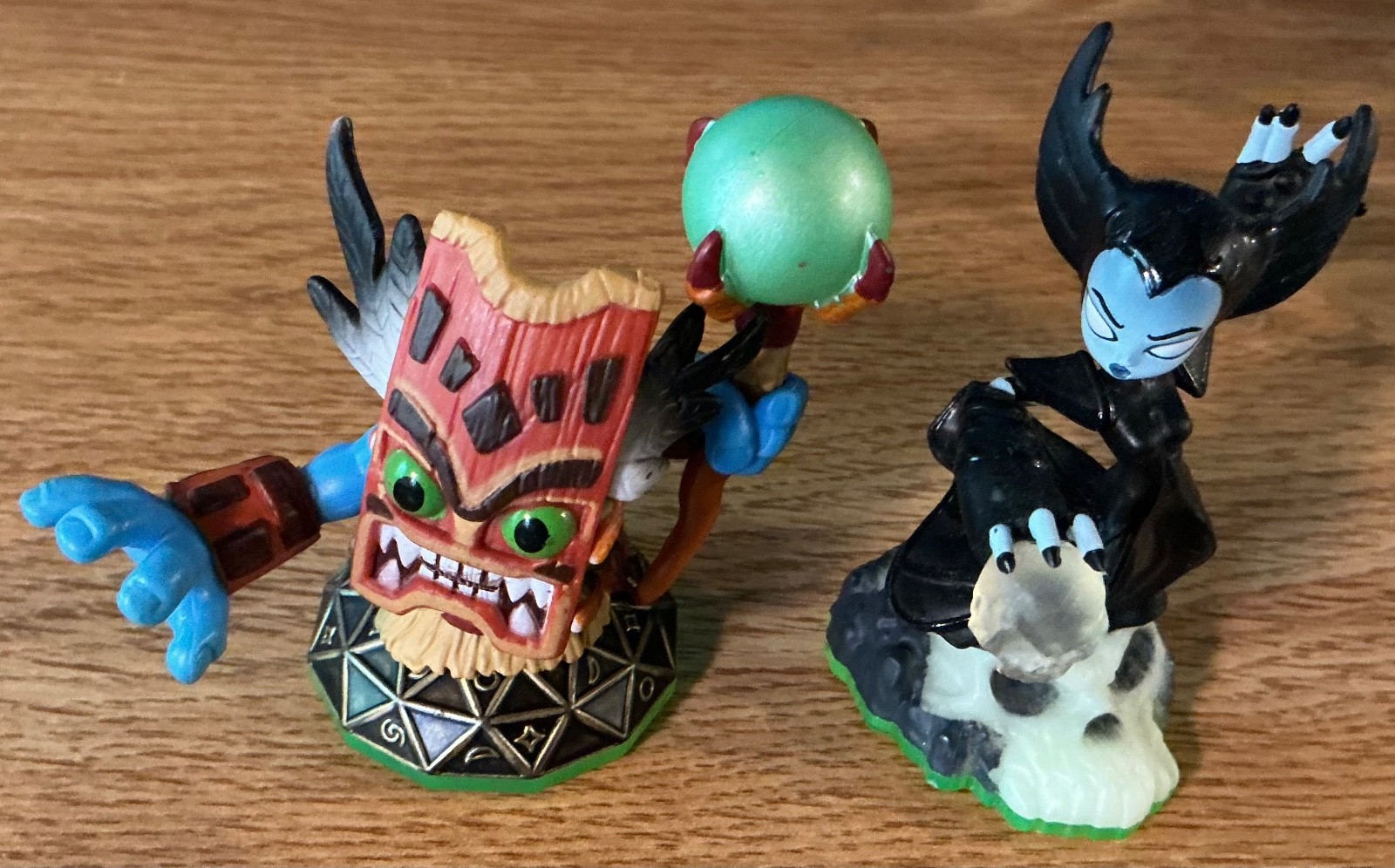 Lot of 14 Activision Skylanders Green Base PORTAL VOODOOD WARNADO DINO RANG ZOOK