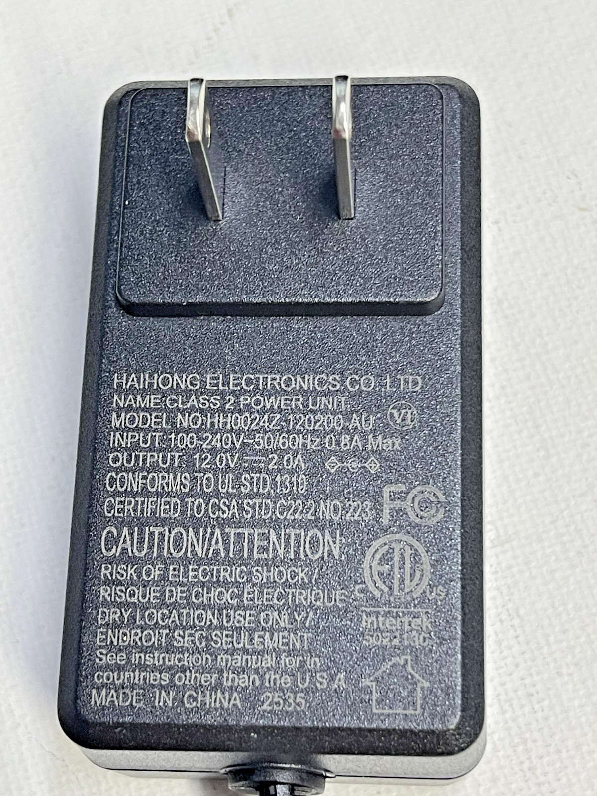ColecoVision Power Supply Replacement 12V/5V/-5V Regulated PSU Safe & Reliable
