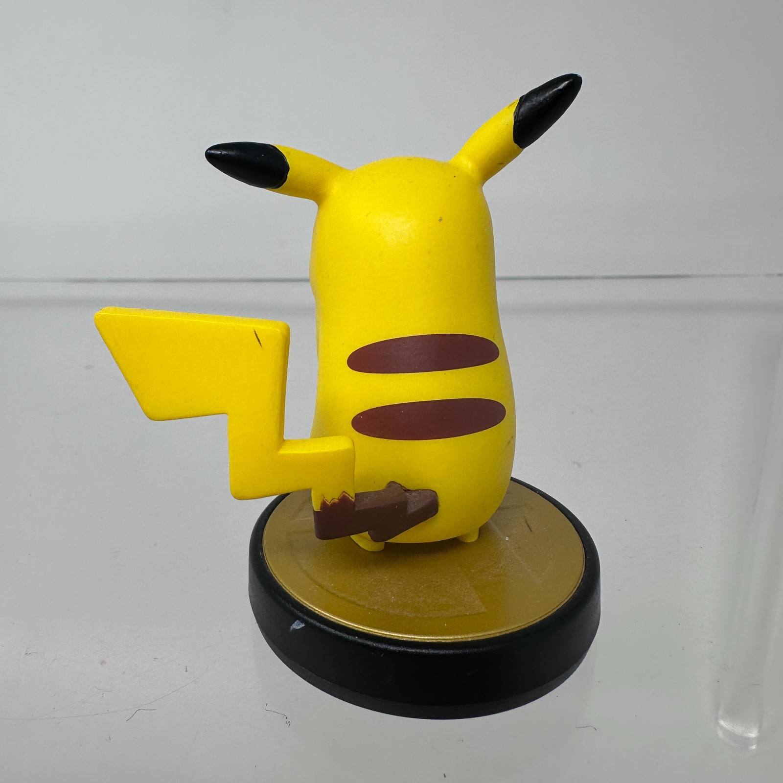 Amiibo Pikachu Figure Super Smash Bros Pokemon Yellow Mouse Nintendo Toy 3″