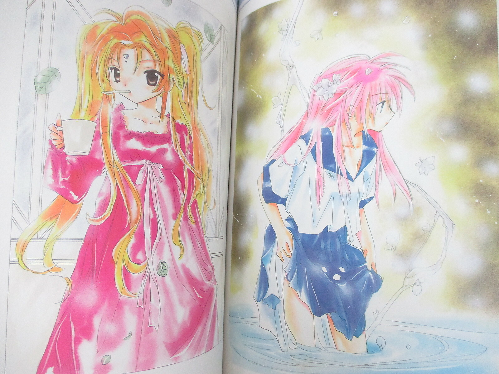 KANAN Art Set Illustration Book 2002 Galaxy Angel Pia Carrot GameBoy Fan Japan