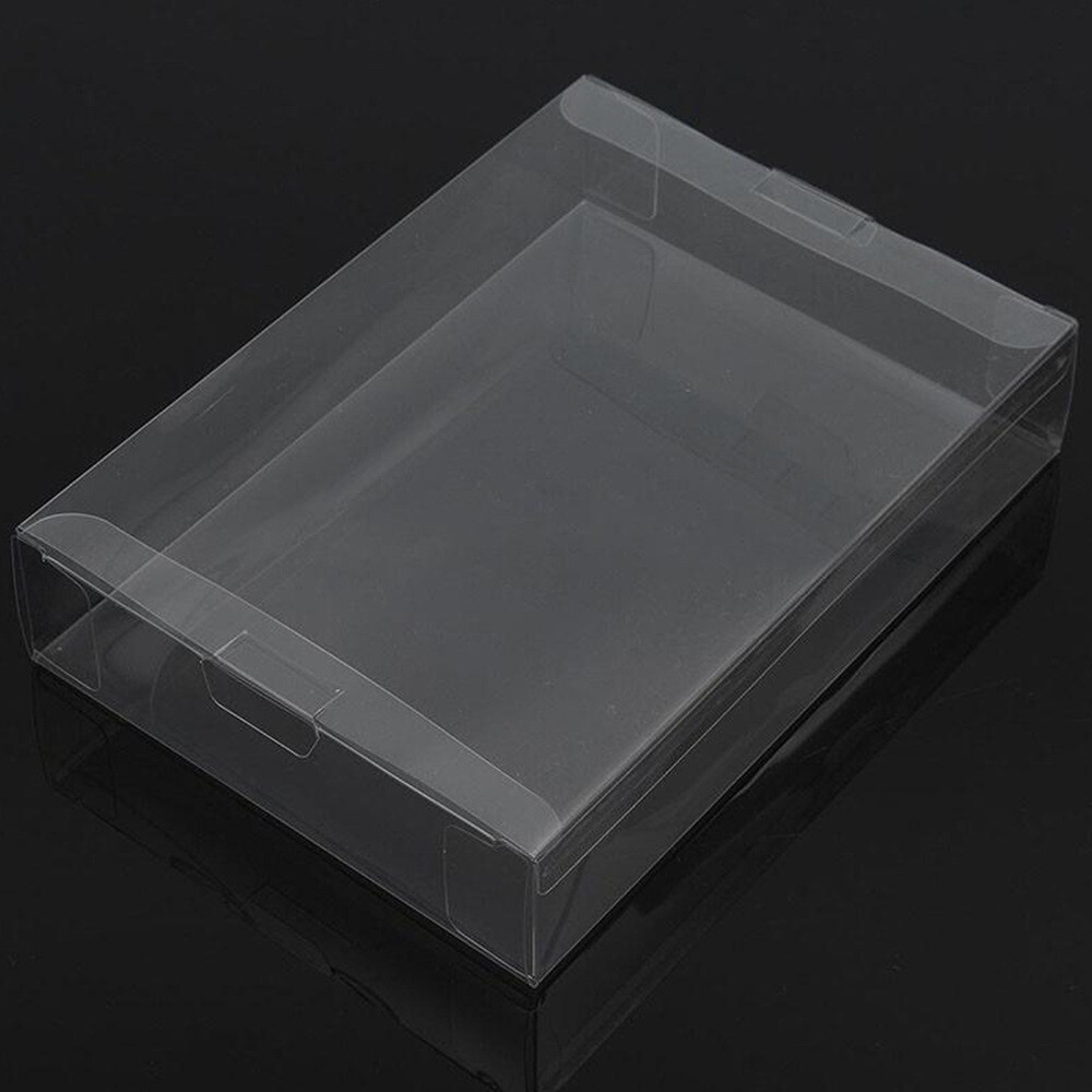 5x SUPER NINTENDO SNES CIB – CLEAR PLASTIC PROTECTIVE BOX PROTECTOR SLEEVE CASE