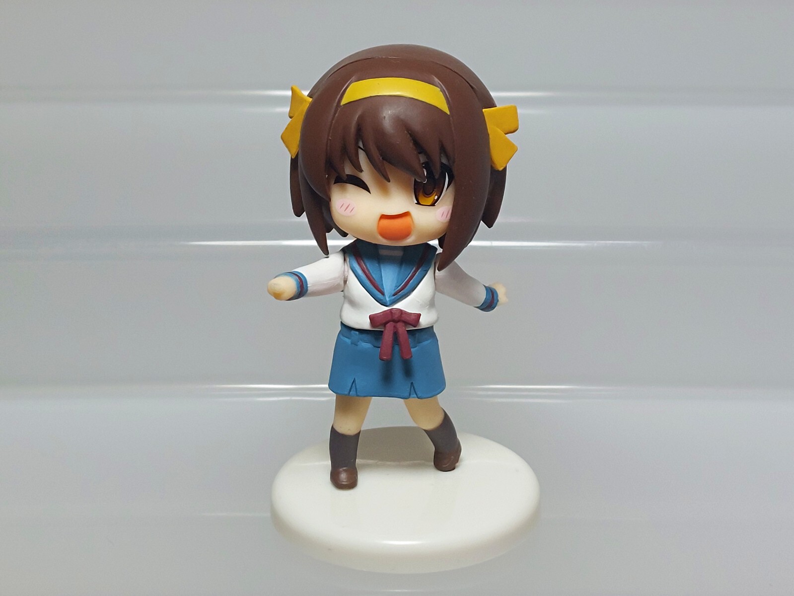 Haruhi & Nyoro~n Niitengo Collection 2.5 Suzumiya Haruhi Figure Chara-Ani 2.6in