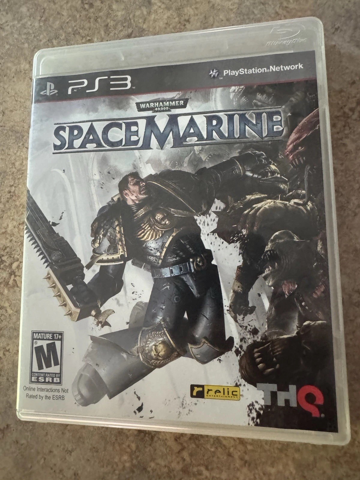 Warhammer Space Marine PS3 Game Complete Tested Fast Shipping!