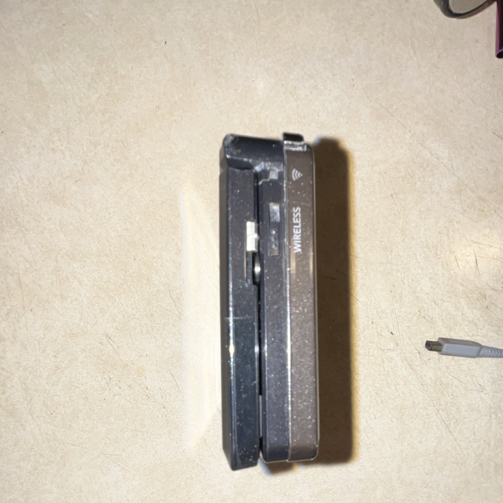Nintendo 3DS Cosmo Black Charger and Stylus Included