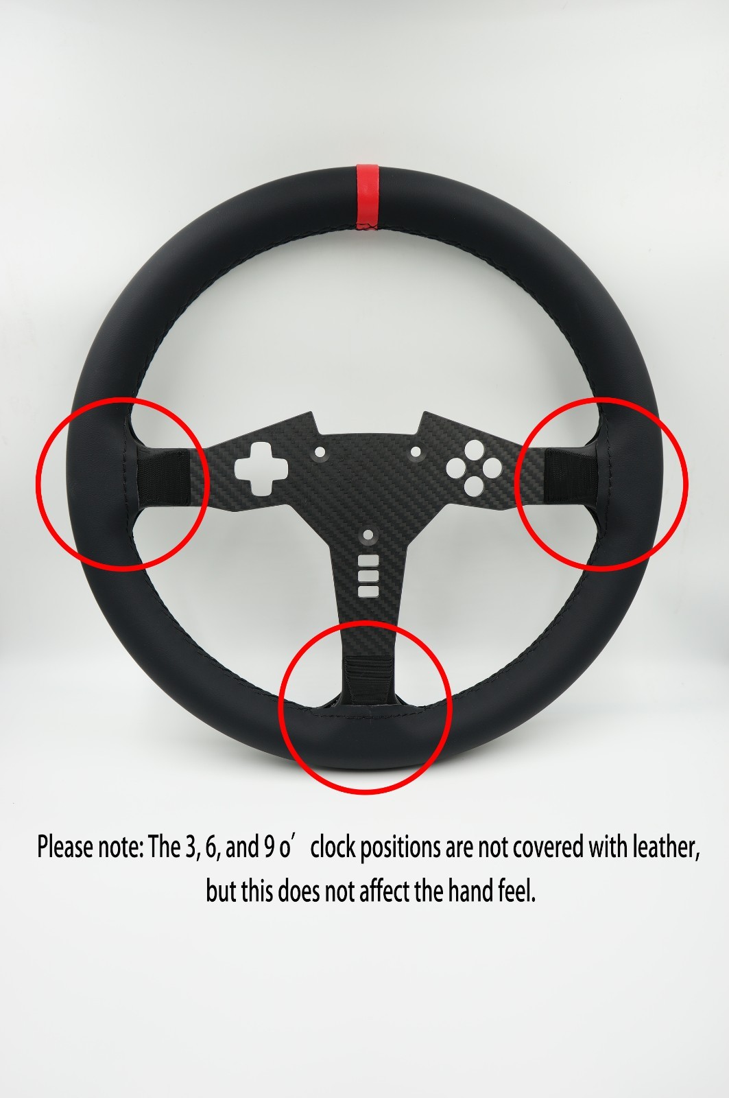 SIMPUSH 13inchs 33cm steering wheel For PXN VD4 Bundle VD6 Bundle WAS Wheel