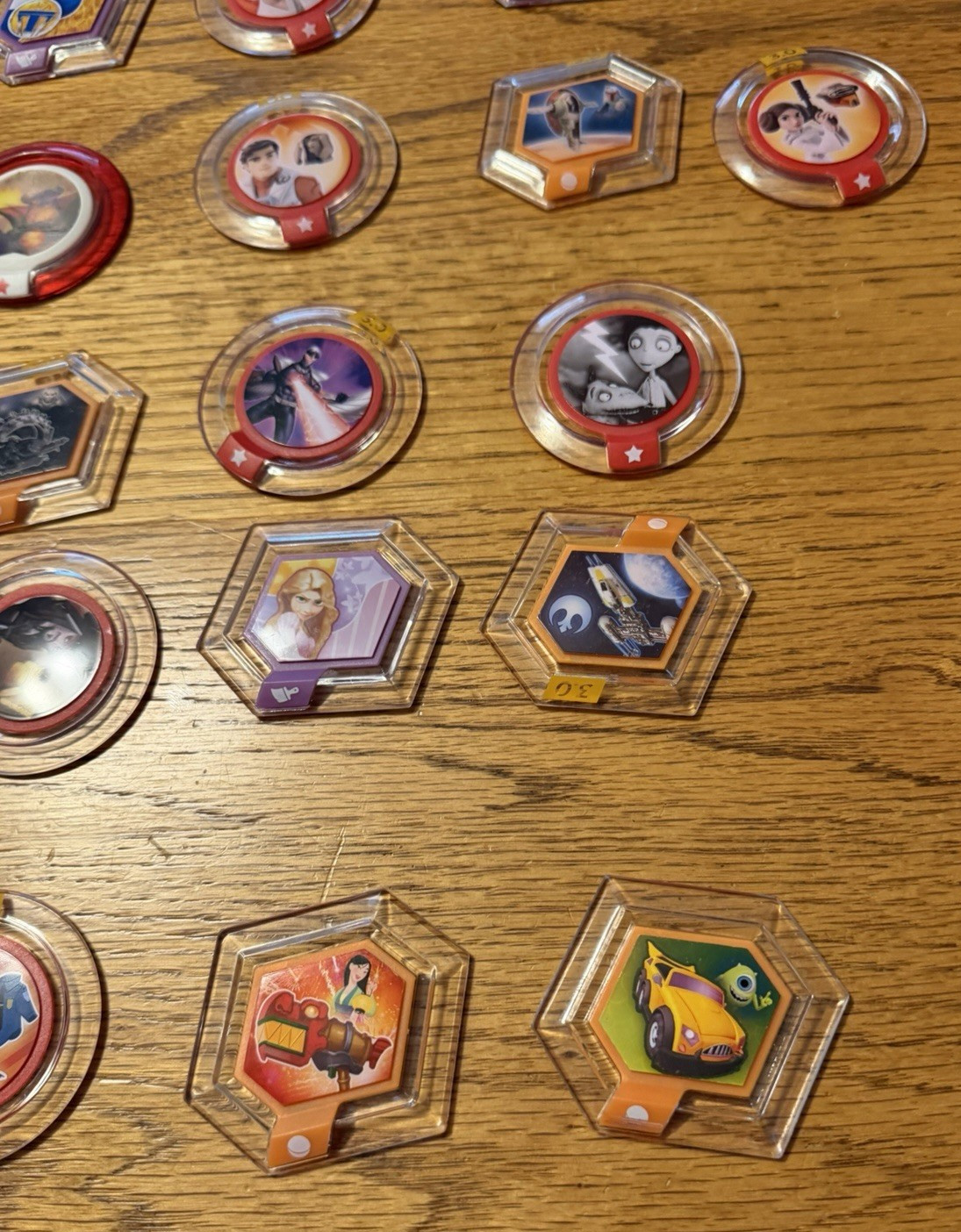 Disney Infinity Power Discs lot of 36 from the 1.0 ,2.0 and 3.0 series