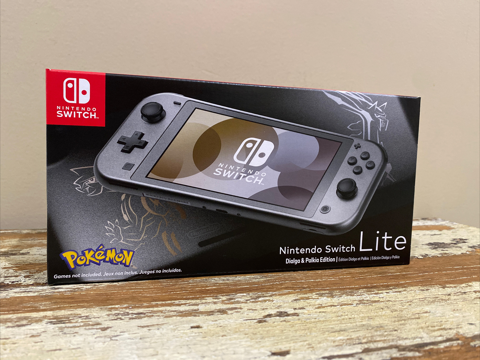 New Nintendo Switch Lite 32GB: Pokémon Dialga & Palkia Edition In Hand