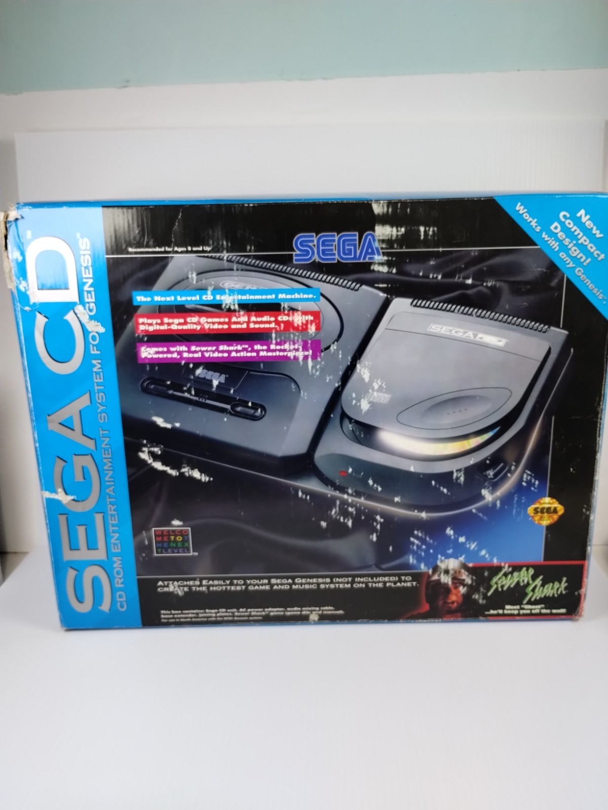 Sega CD Video Game System Console Fully CIB Tested Works
