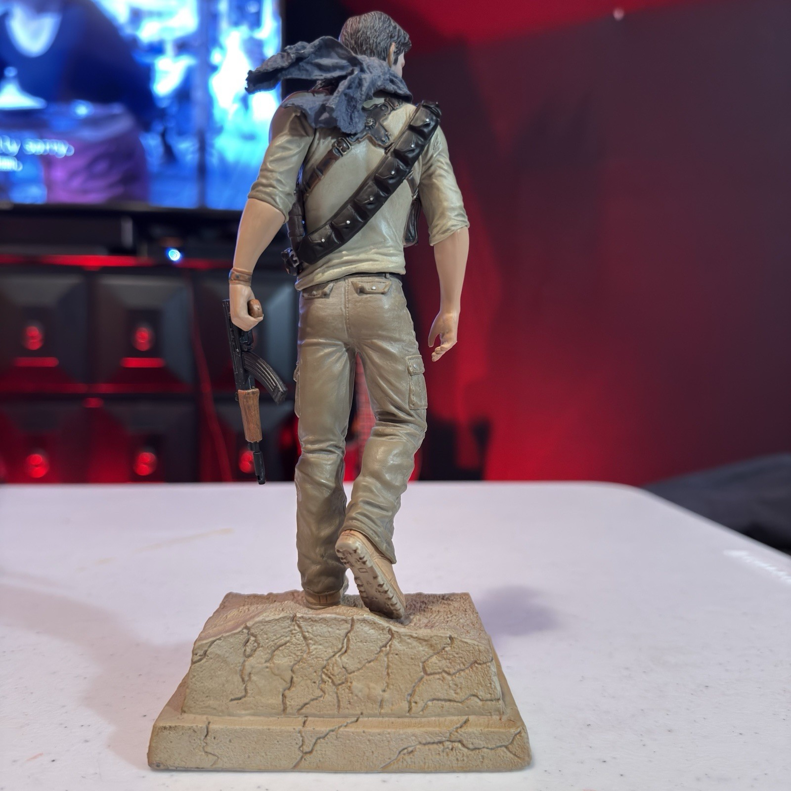 Uncharted 3 Drake’s Deception Collector’s Edition Statue Belt Buckle No Ring