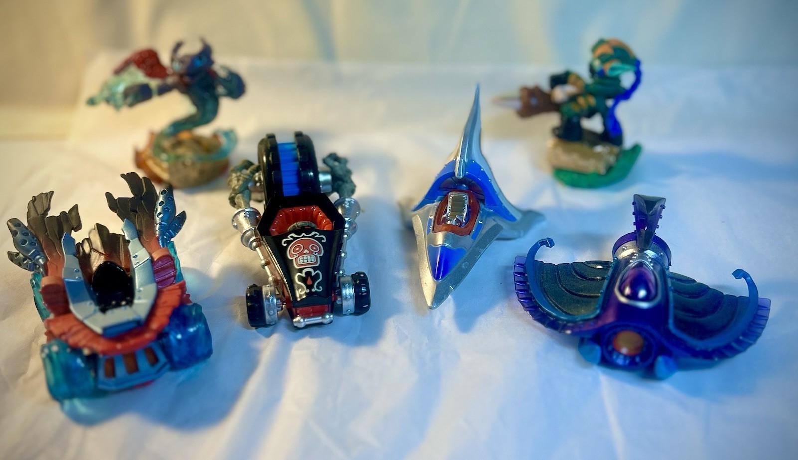 Skylanders Superchargers 4x Vehicles & 2x Figures Lot of 6x Activision 2015