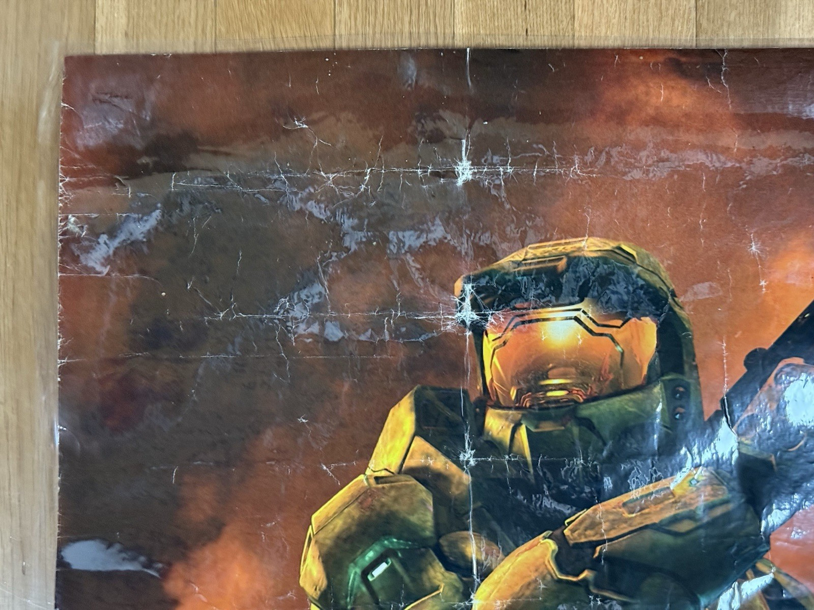 2004 Halo 2 RARE Store Promo Poster Xbox Master Chief Microsoft Chief LARGE