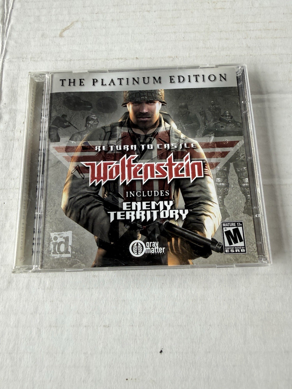 Return To Castle Wolfenstein Platinum Edition Vintage PC Game Windows XP