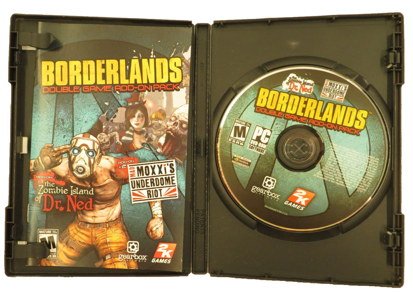 Borderlands & Double Game Add On Pack Dr. Ned Zombie Island Max Moxie Underdome