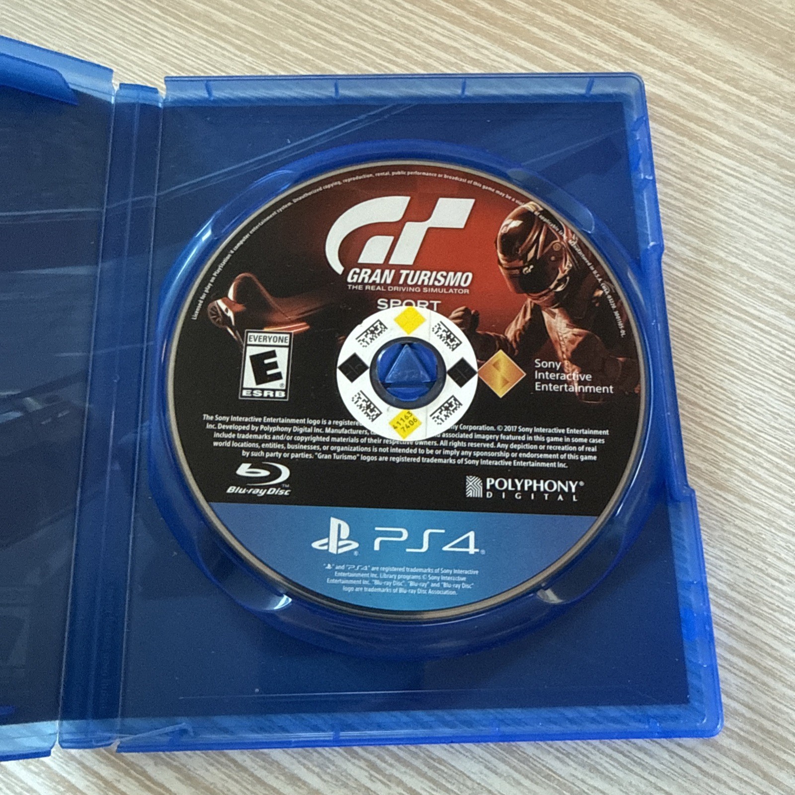 Gran Turismo Sport PS4 PlayStation 4 Video Game Tested No Manual *DISC MINT*