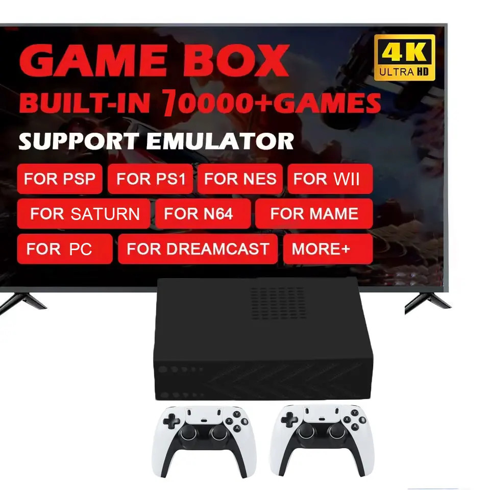 Video Game Console R3 PRO Dual System 500GB 3865U 70000+Games 60+Emulators Retro