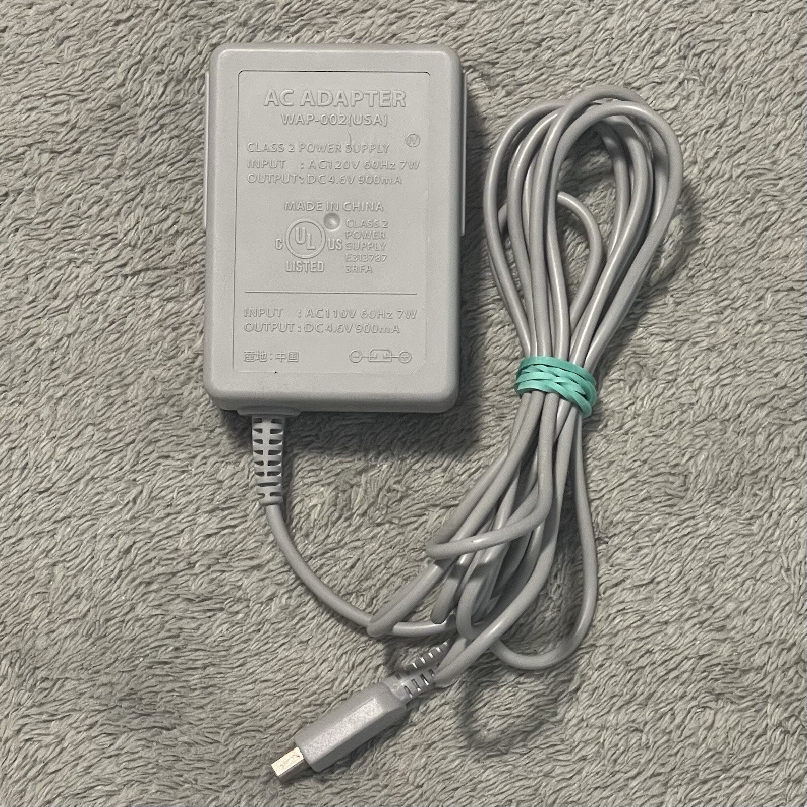 Nintendo AC Adapter WAP-002 OEM Wall Charger Nintendo 3DS, 3DS, 2DS DSi