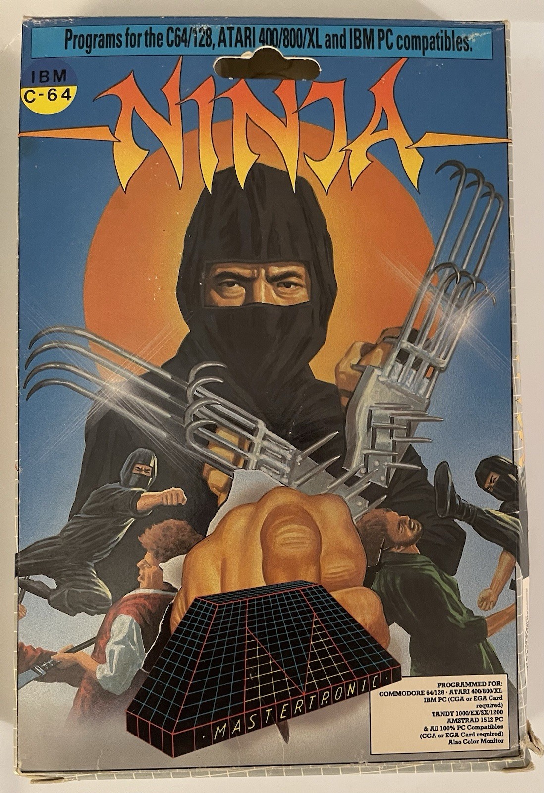 Commodore 64 Game NINJA by MasterTronic for Atari 400/800 / XL / XE / C64