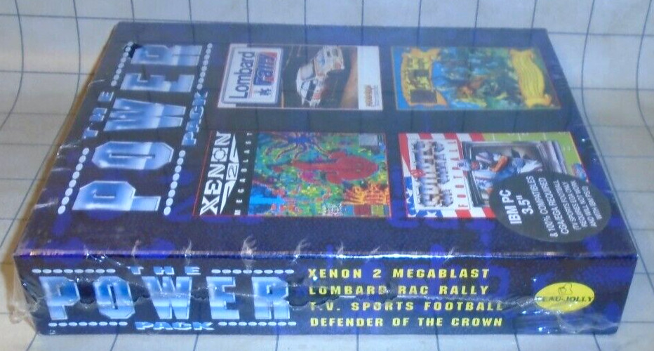 The Power Pack IBM PC Games SEALED Beau-Jolly – Xenon 2, Defender of the Crown