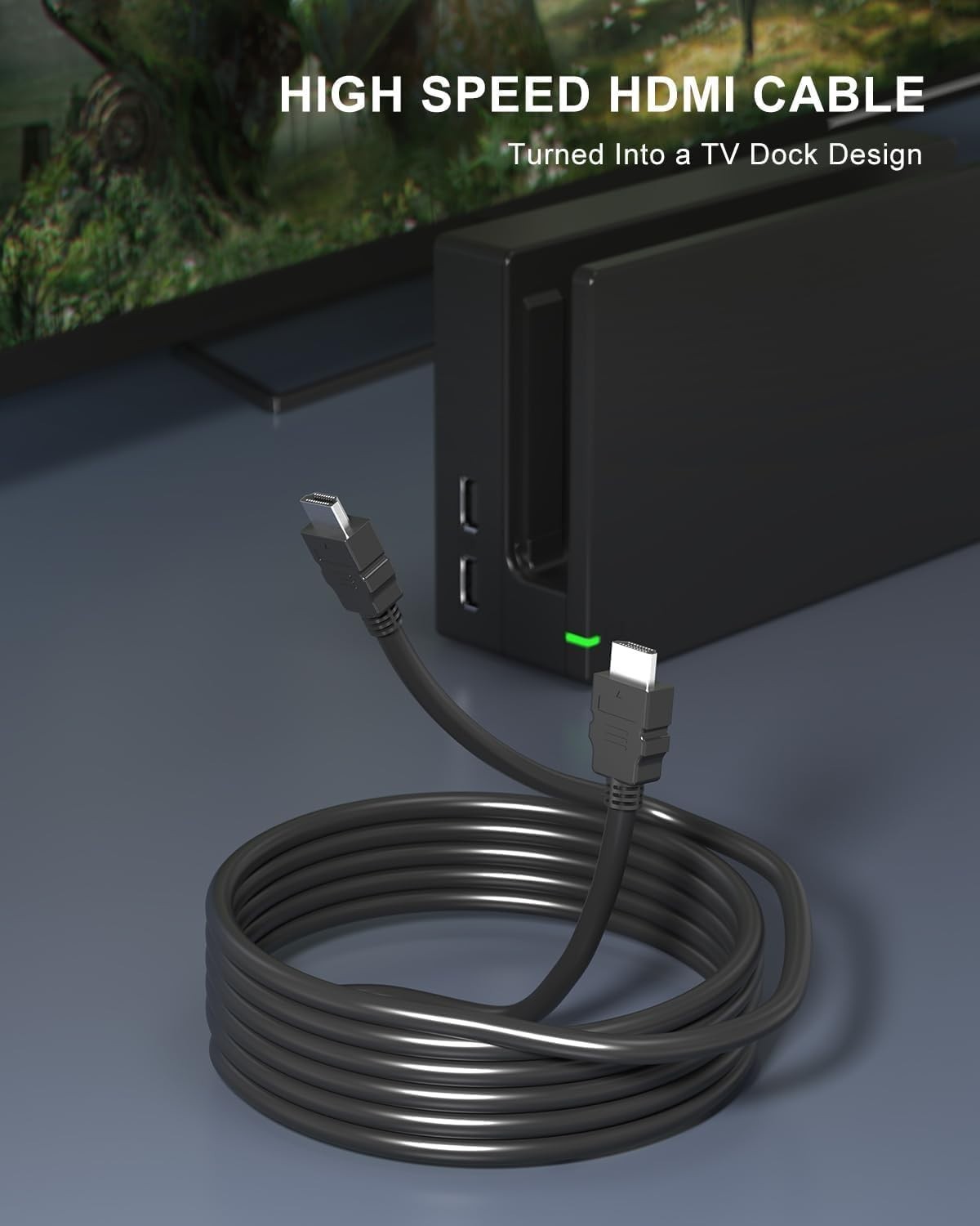 Dock Station for Switch/Switch OLED Replacement 3-in-1 TV Dock Set IC Modul 1080