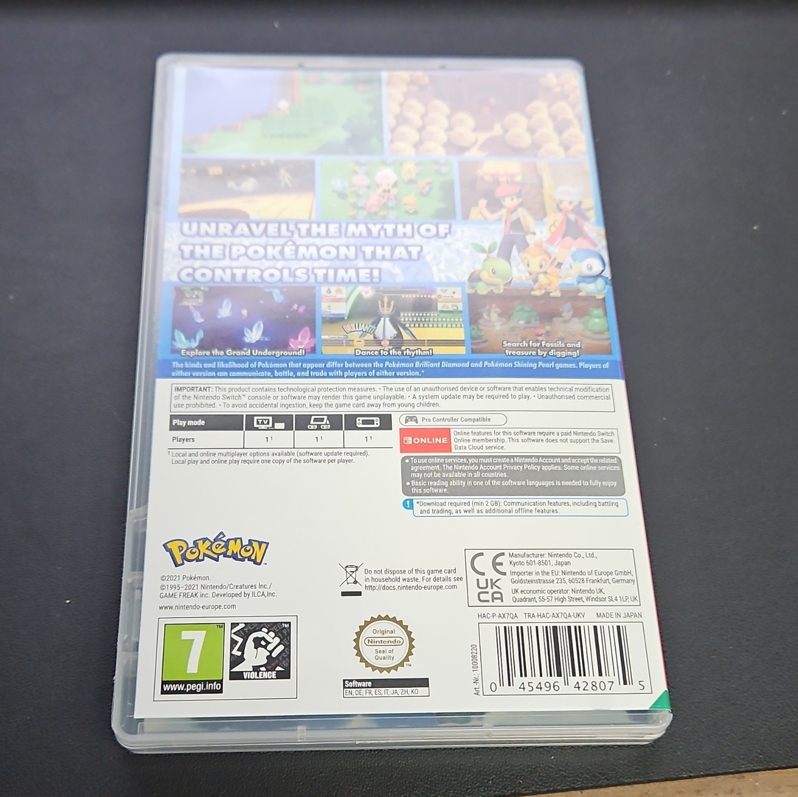 Nintendo Pokemon Brilliant Diamond Switch Multiplayer RPG PEGI 7 2021