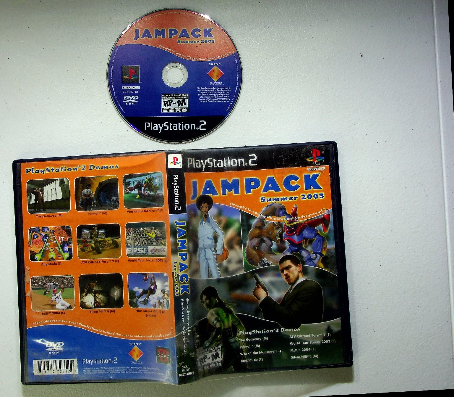 Jampack Summer 2003 PlayStation 2 PS2 Demo Disc Video Game SCEA