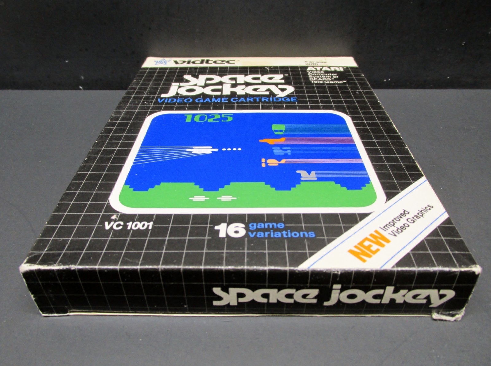 Space Jockey, Atari 2600, Vidtec / U.S. Games 1982, CIB, Tested